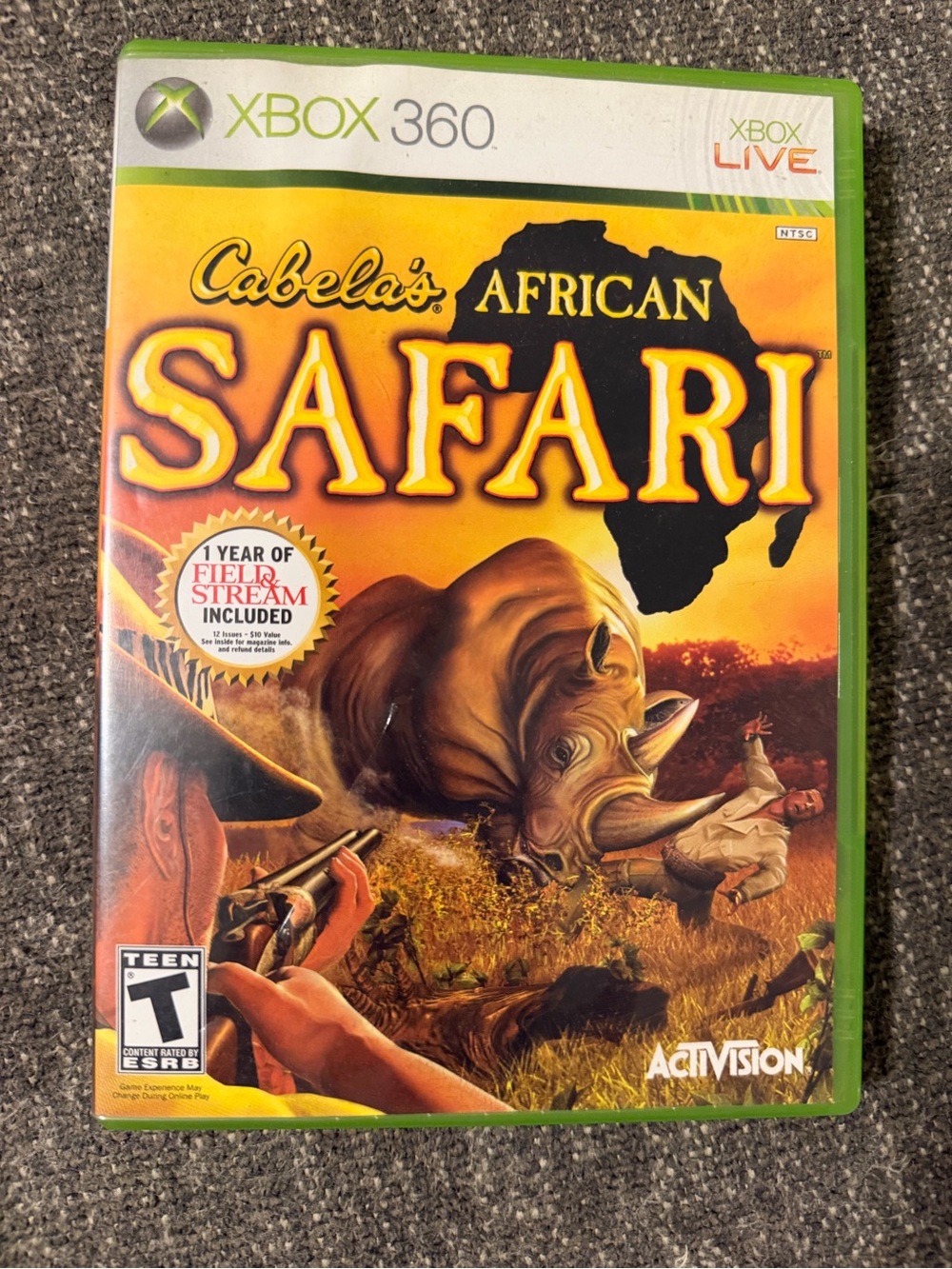 Microsoft XBOX 360 Cabela's African Safari (COMPLETE)